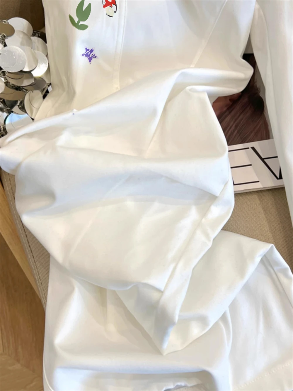 กางเกงลำลองสไตล์อเมริกันเรโทร พิมพ์ลายตัวอักษรตัดสี ทรงหลวม ขาตรง เหมาะสำหรับใส่ทำงานหรือเล่นกีฬา สำหรับผู้ชาย ใส่สบายในฤดูร้อน