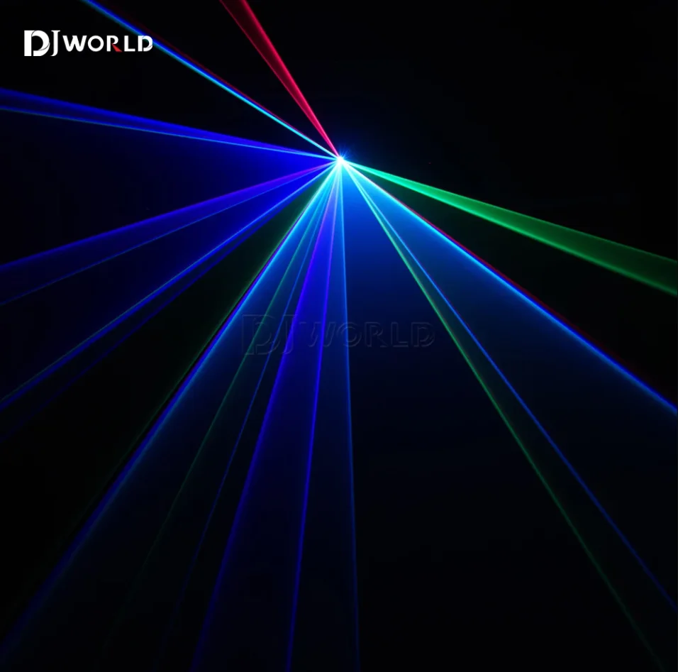 1000mW Max RGB Luce 1W Animazione a colori Scansione Proiettore di luce DJ Discoteca Bar Festa Matrimonio DMX Effetti scenici