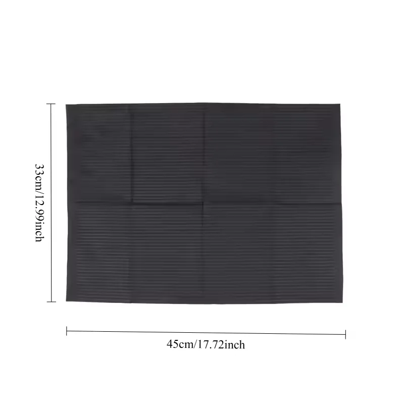 25/50/125 قطعة أسود ملون المتاح المطرزة النسيج مسمار الوسادة ثلاث طبقات العزلة جاهزة وسادة ورقة مسمار الوشم تنظيف
