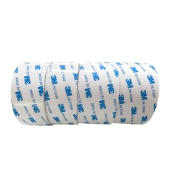 3M double sided die cutting PE foam tapes 1600T White various sizes , 50mmx1M/roll , Dropshipping