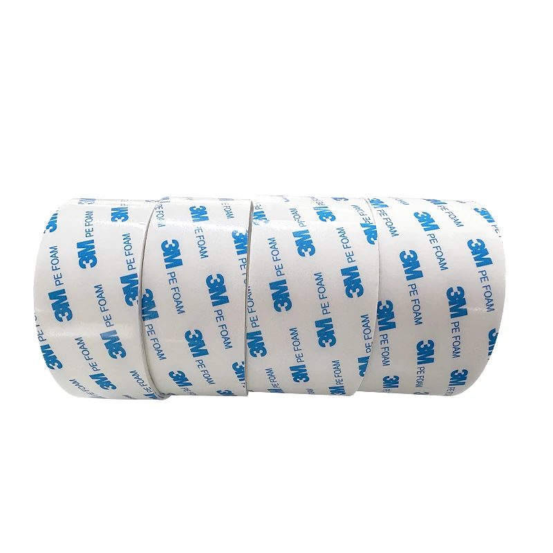 3M dwustronne wycinanie taśmy piankowe PE 1600T białe różne rozmiary, 50mm x 1M/rolka, Dropshipping