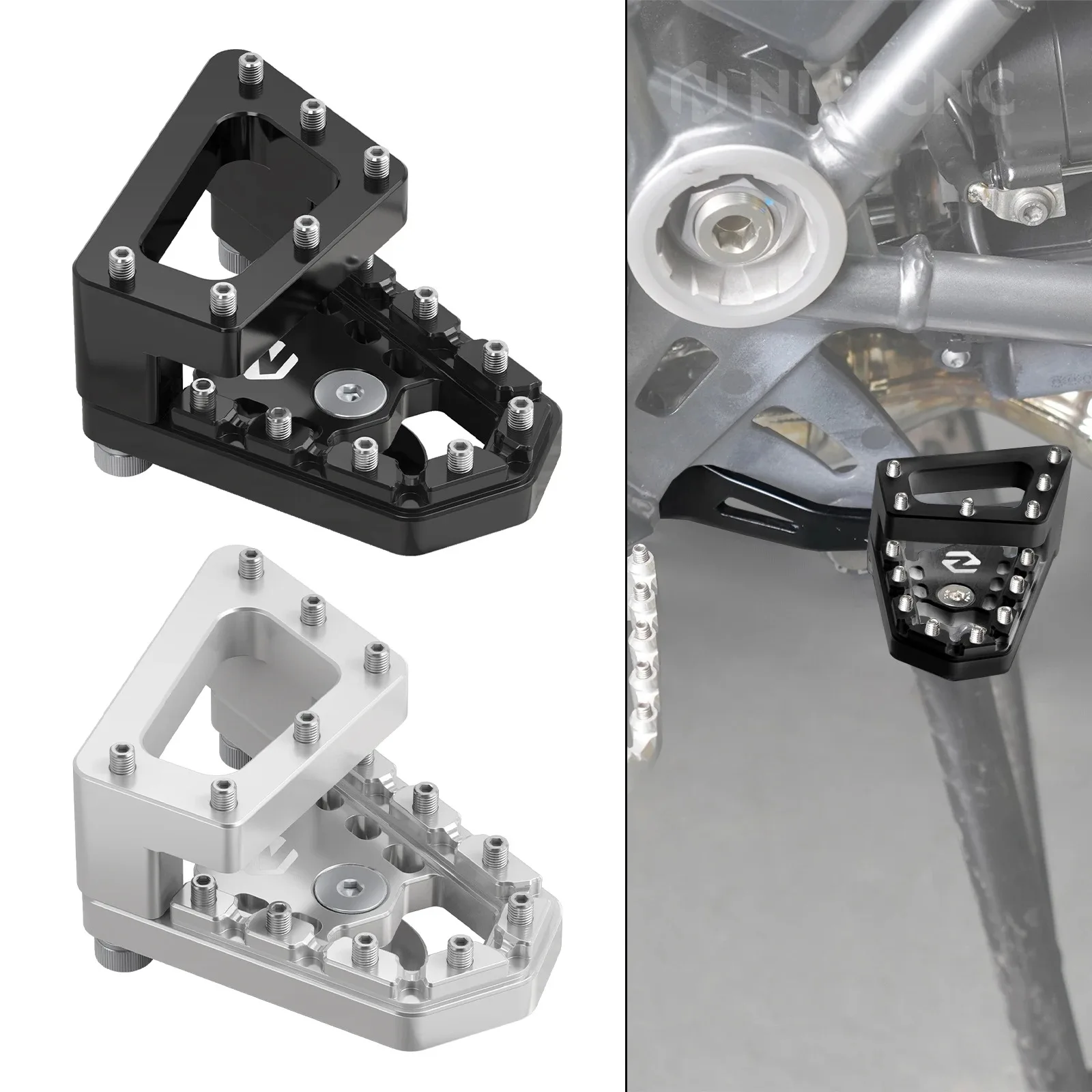 

Motorcycle Stepped Brake Pedal Tip Brake Lever Extender for BMW R1250GS R1250 GS 2018 2019 2020 2021 2022 2023