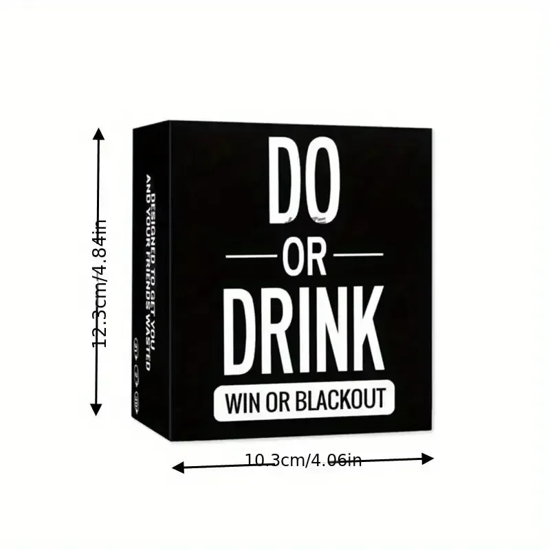 DO OR DRINK Drunk Card Adult Party Funny Board Game For Adult Birthday/ Drinks Strategy Party/ Camping Game Cards Halloween Prop