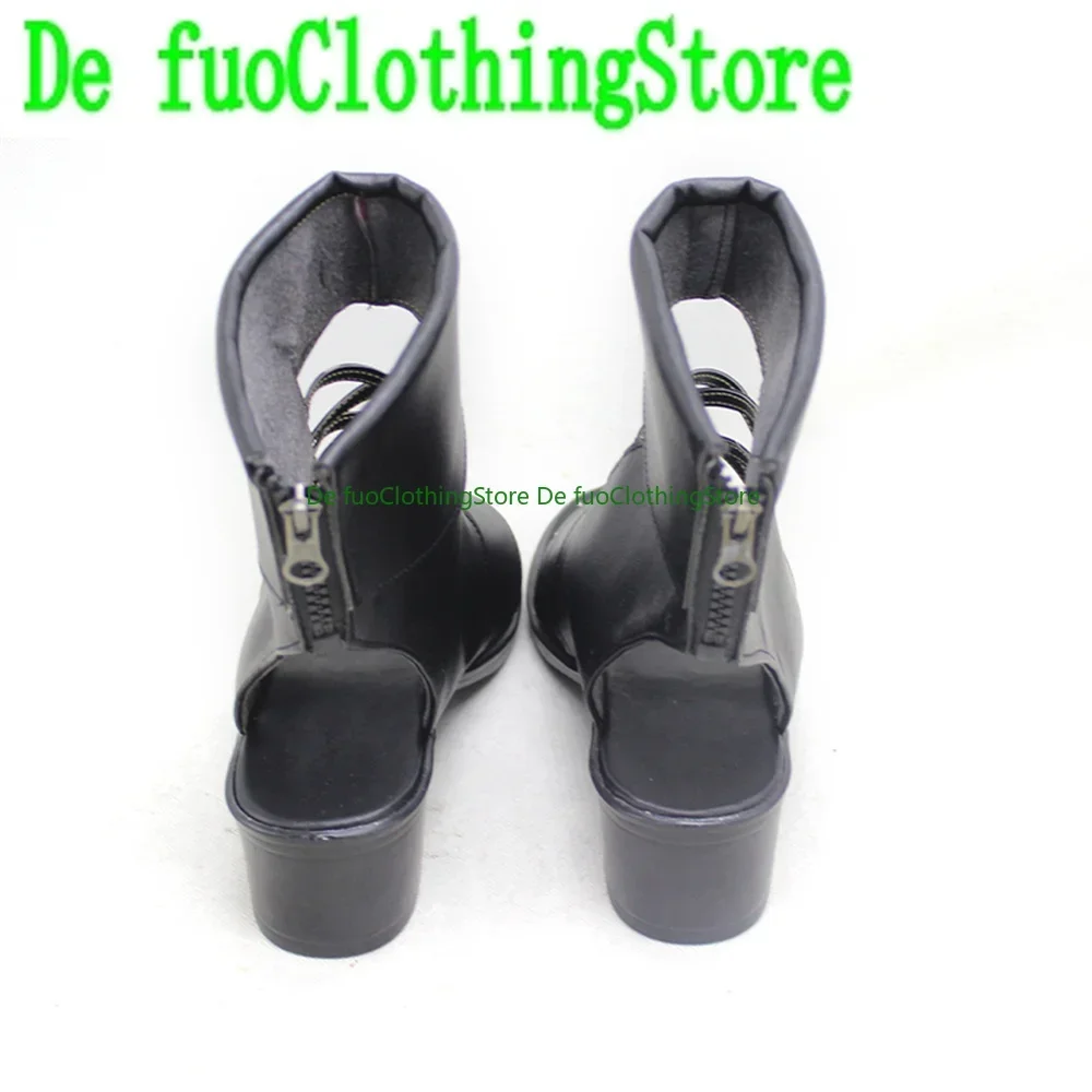 فاينل فانتاسي الرابع عشر: عالم تولد من جديد مينفيليا تأثيري أحذية الأحذية لعبة أنيمي كرنفال حفلة الهالوين عيد الميلاد DefuClothing الأحذية