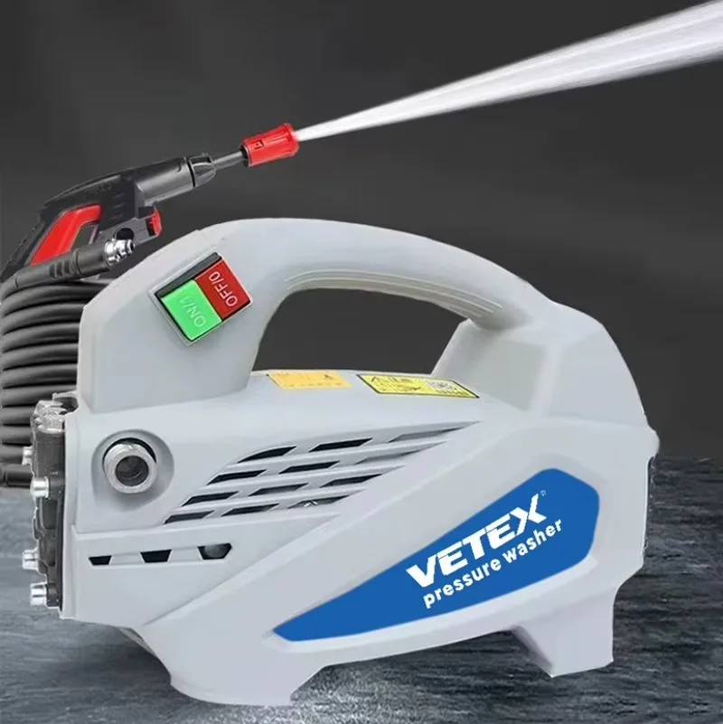 Промышленный класс, супермощный переменный ток, 220 В, 1600 Вт, 9 л, 13 МПа, 130 бар, очиститель высокого давления, автомойка с аксессуарами