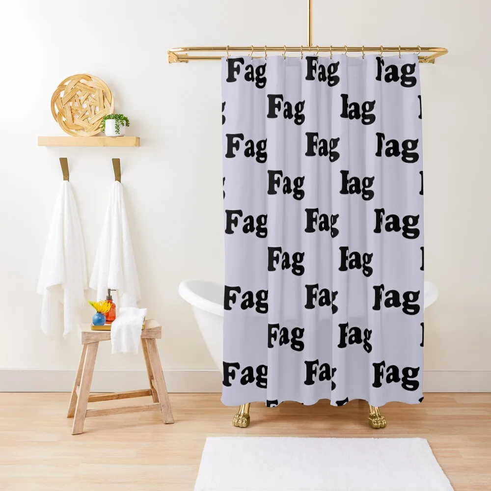 

Fag Pride Shower Curtain Waterproof Shower Anime Bathroom Luxury Bathroom Shower Curtain