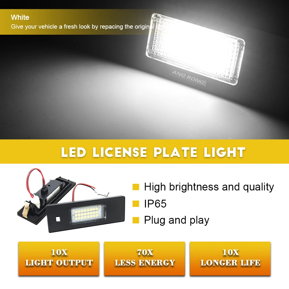 

For BMW 1 6 Z Series E81 E87 E63 E64 Z4 LED No Error Licence Number Plate Light 63267165735 63267193294