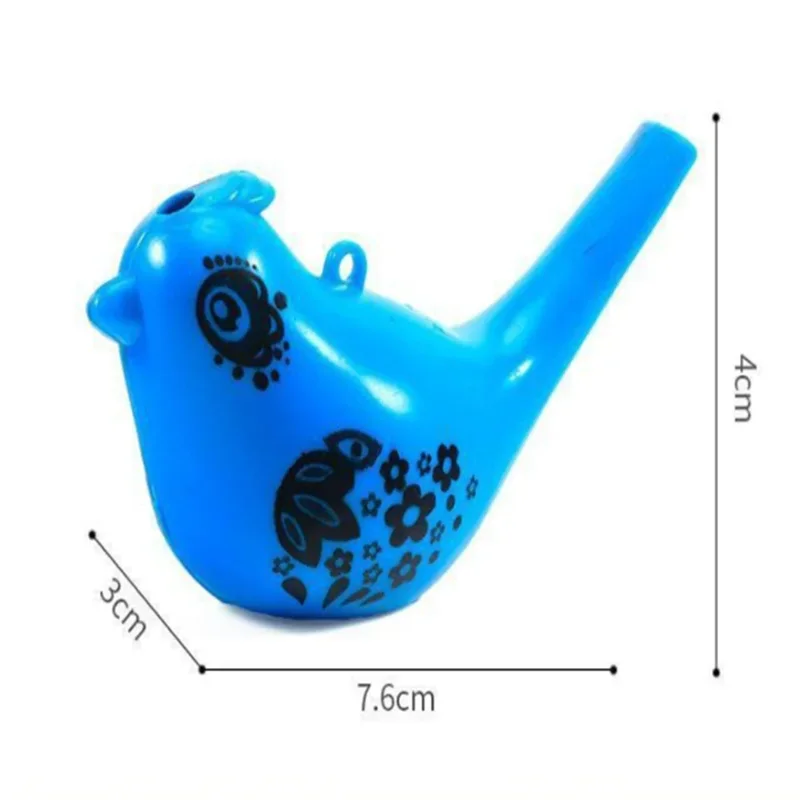 Cute Plastic Bird Water Filled Whistle For Kid Early Learning Educational Children Gift Bird Call Toy Kindergarten Gifts