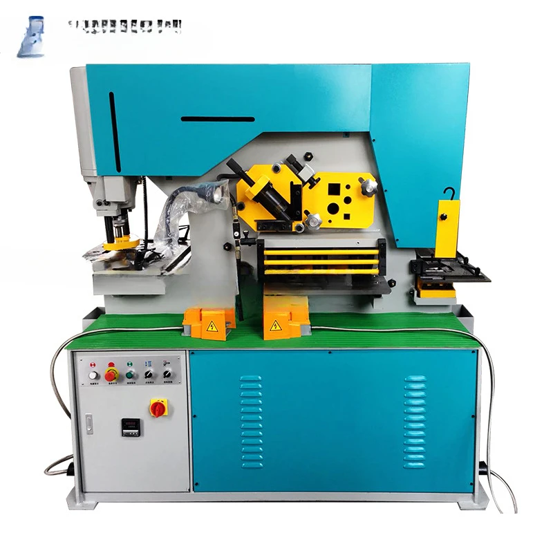 Multifunctional, angle iron channel flat iron, punching angle cutting hydraulic integrated, electric joint punching