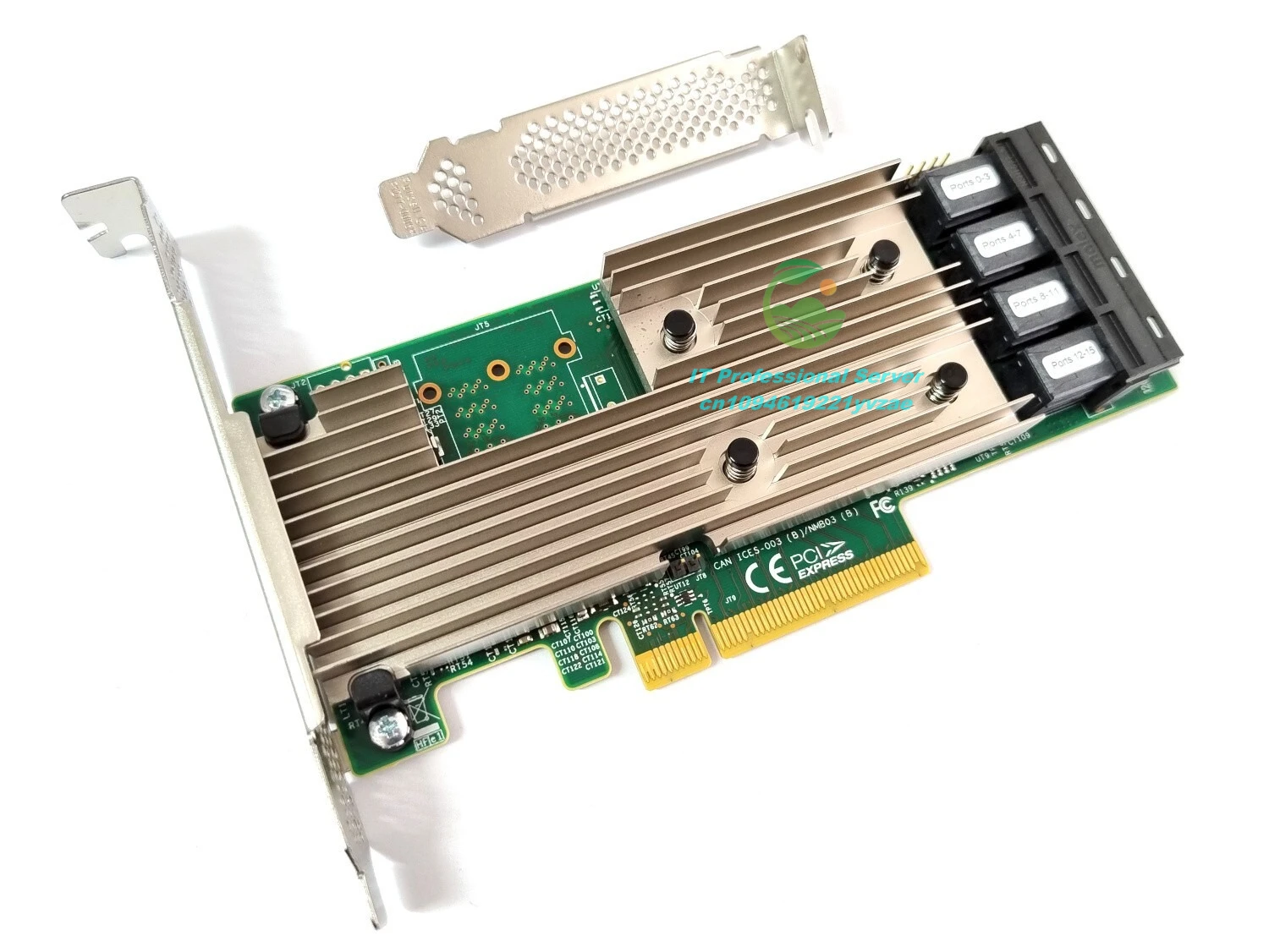 LSI 9305-16i IT Mode HBA PCIe X8 12Gbps SATA/SAS Controller – P16 Firmware for ZFS