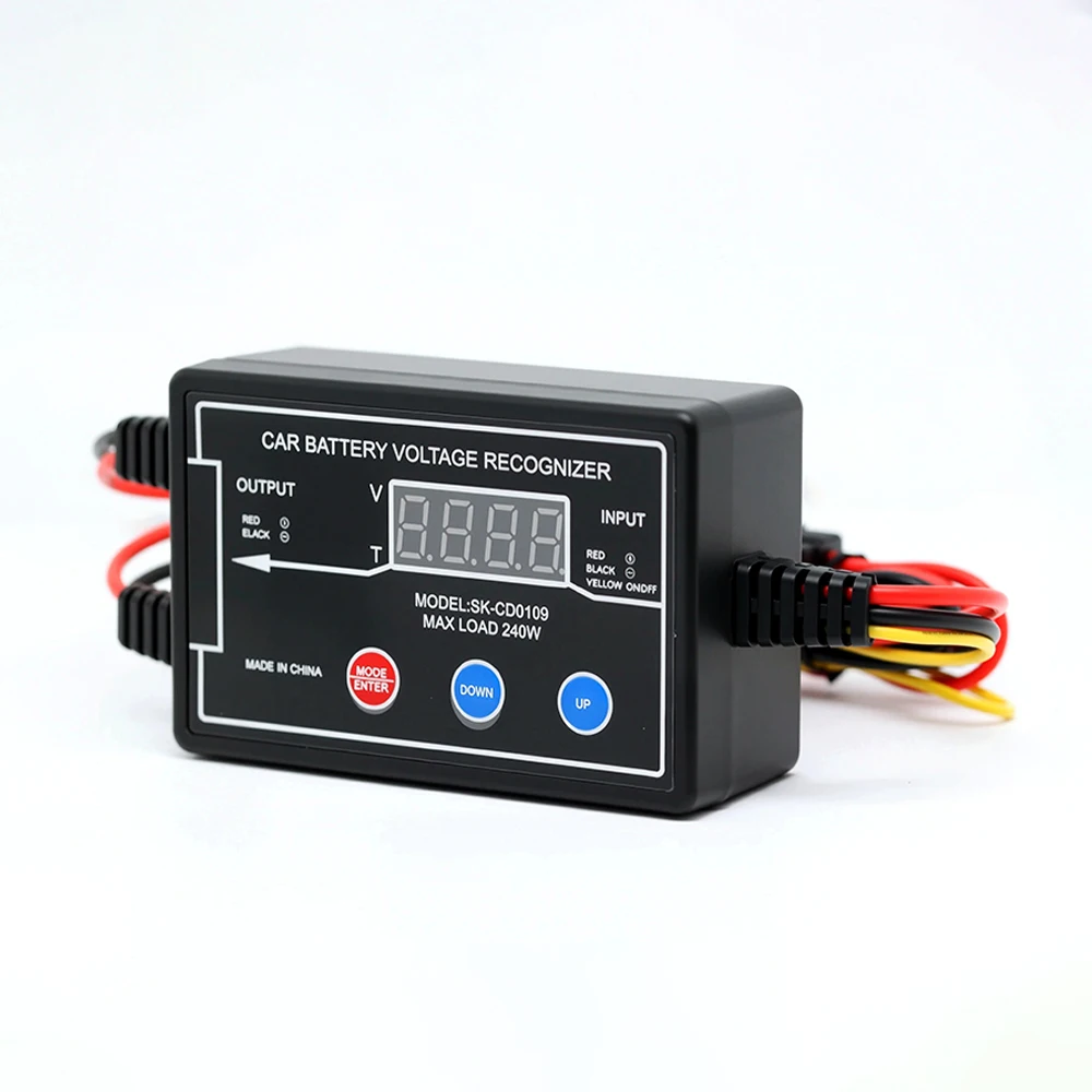 Car DRL Controller Auto LED Daytime Running Light Relay Threshold Voltage Adjustable Harness Dimmer 12/24V with On/off Function