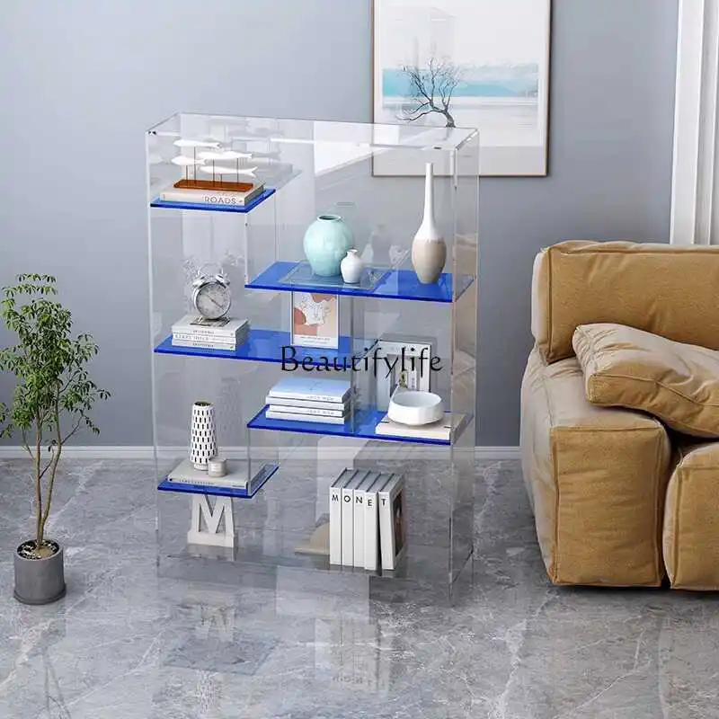 

Shelf Simple acrylic against the wall Bookshelf Nordic living room floor-to-ceiling multi-layer home display