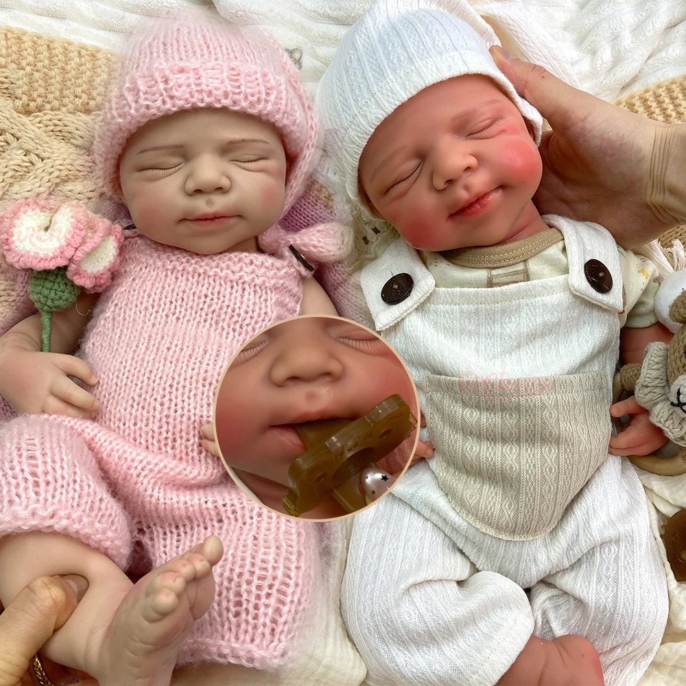 Handmade Silicone Reborn Doll 20 Inch Pascale Full Body Soft Realistic Weighted Hand Painted Skin Doll Premium Collectible Gift