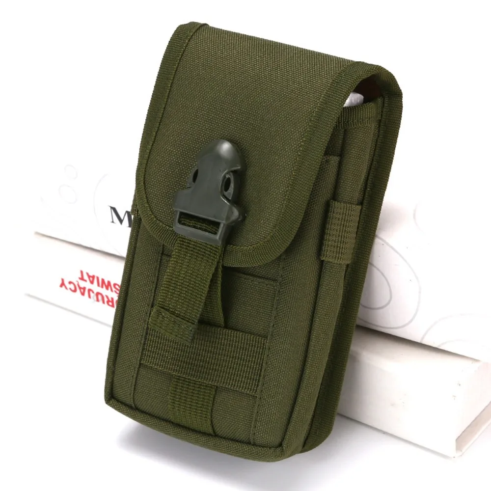 

Large Capacity Men's Multifunction Wallet Vertical Oxford Mobile Phone Belt Pouch Lock Portable Men's Clip-On Case Bag