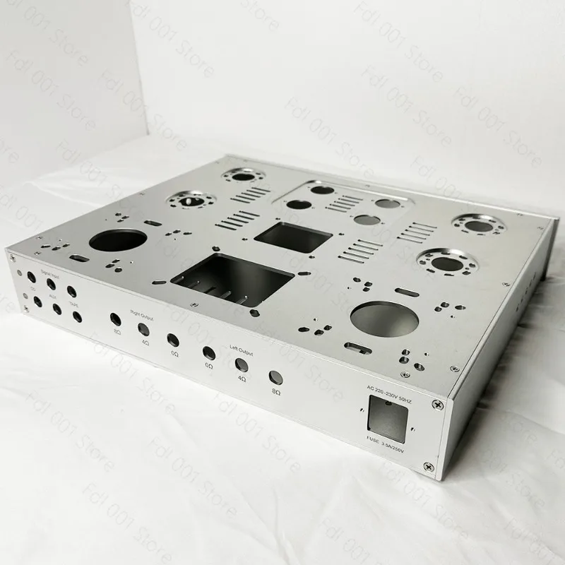 Push-pull Chassis Aluminum Alloy Power  Front Stage Box Fever Audio DIY Chassis All-aluminum Chassis Customized