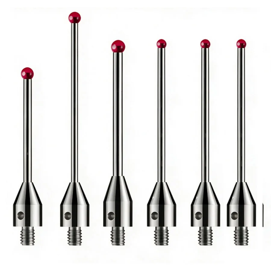CNC machine tool ruby probe ceramic measuring needle M3 thread ruby measuring needle three coordinate measuring needle