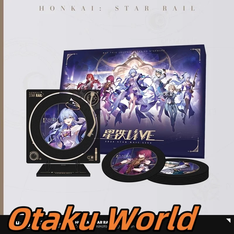 

In Stock Otaku Honkai Star Rail 2024 Commemorative gift box Robin Aventurine Argenti Jingliu Kafka Yanqing Badge Cosplay Costume