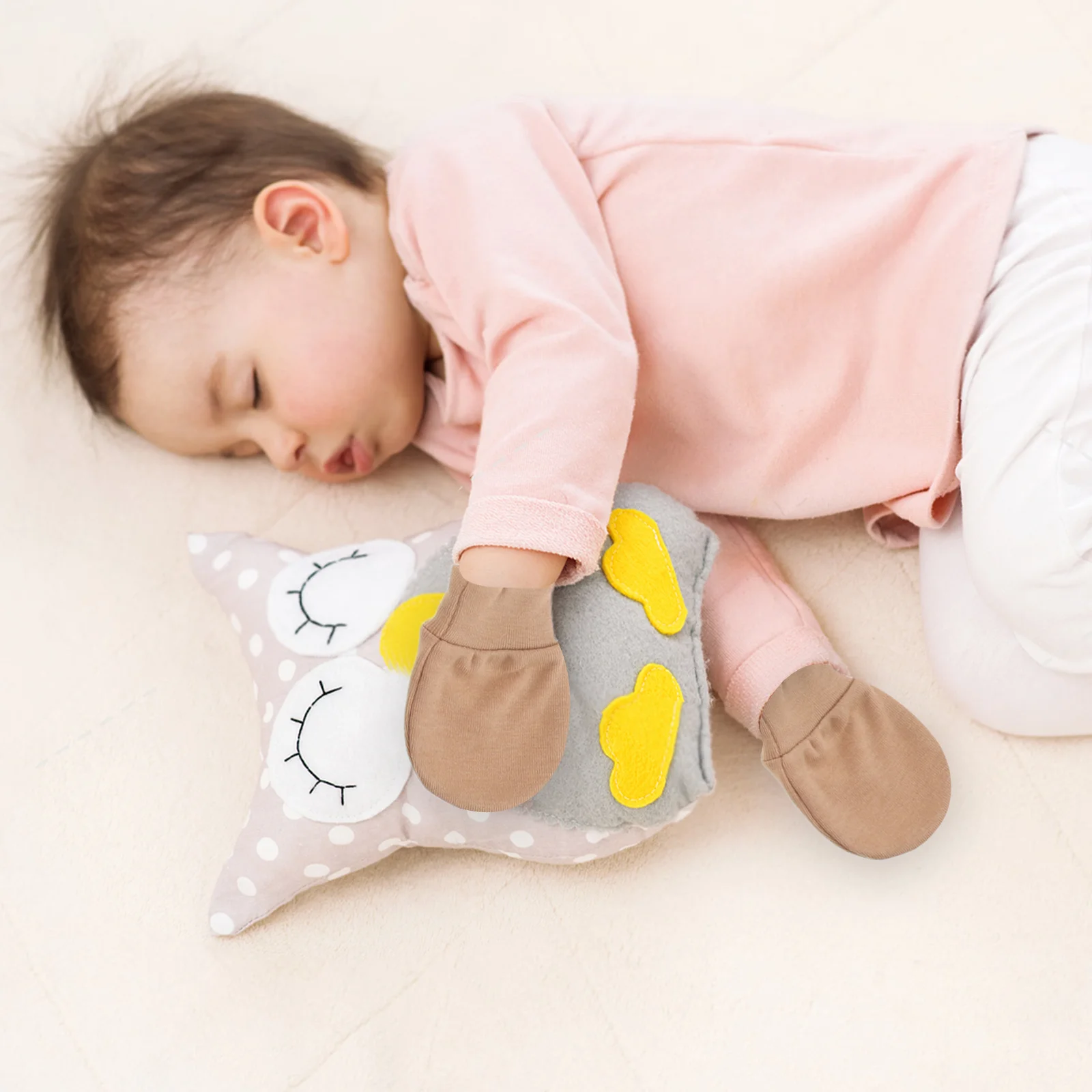 

10Pairs Baby Mittens Newborn Single Layer Soft Breathable Protective Gloves Scratch Prevention Infant Hand Covers Warm for Fall