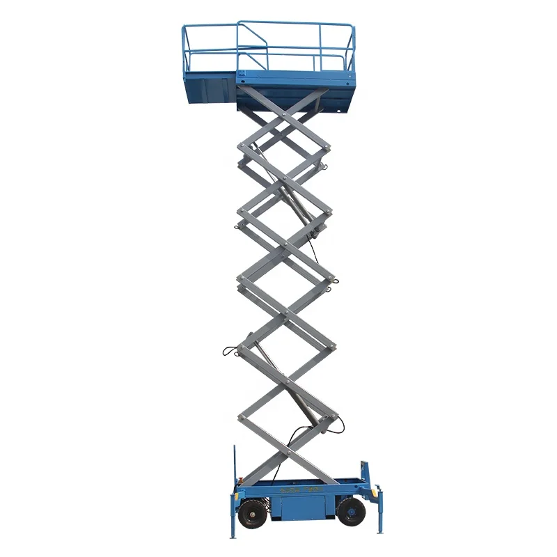 

China Factory Warehouse Equipment Aerial Work Scissor Platform Electric Cargo Lifting Platform Human Lifting Platform