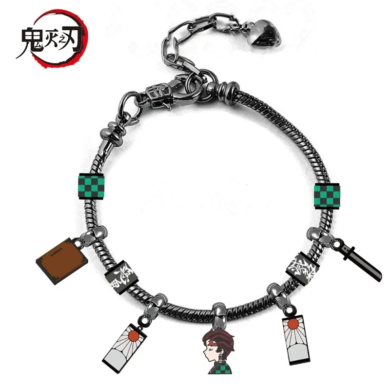 

Cute Anime Demon Slayer Charms Kamado Tanjirou Cosplay Props Kimetsu No Yaiba for Women DIY