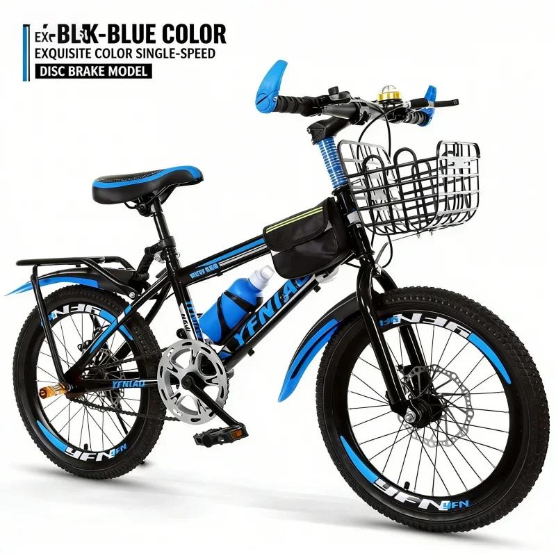 

Rear Seat Disc Brake for Children, Single Speed, Disc Brake2, Black and Blue, Gift Bag, Bicycle, Variable Speed, Bike 2