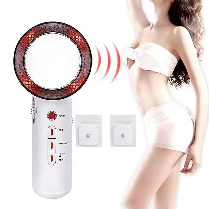 

Portable 3 in 1 Ultrasound EMS Body Slimming Massager Weight Loss Infrared Beauty Device Body Massager