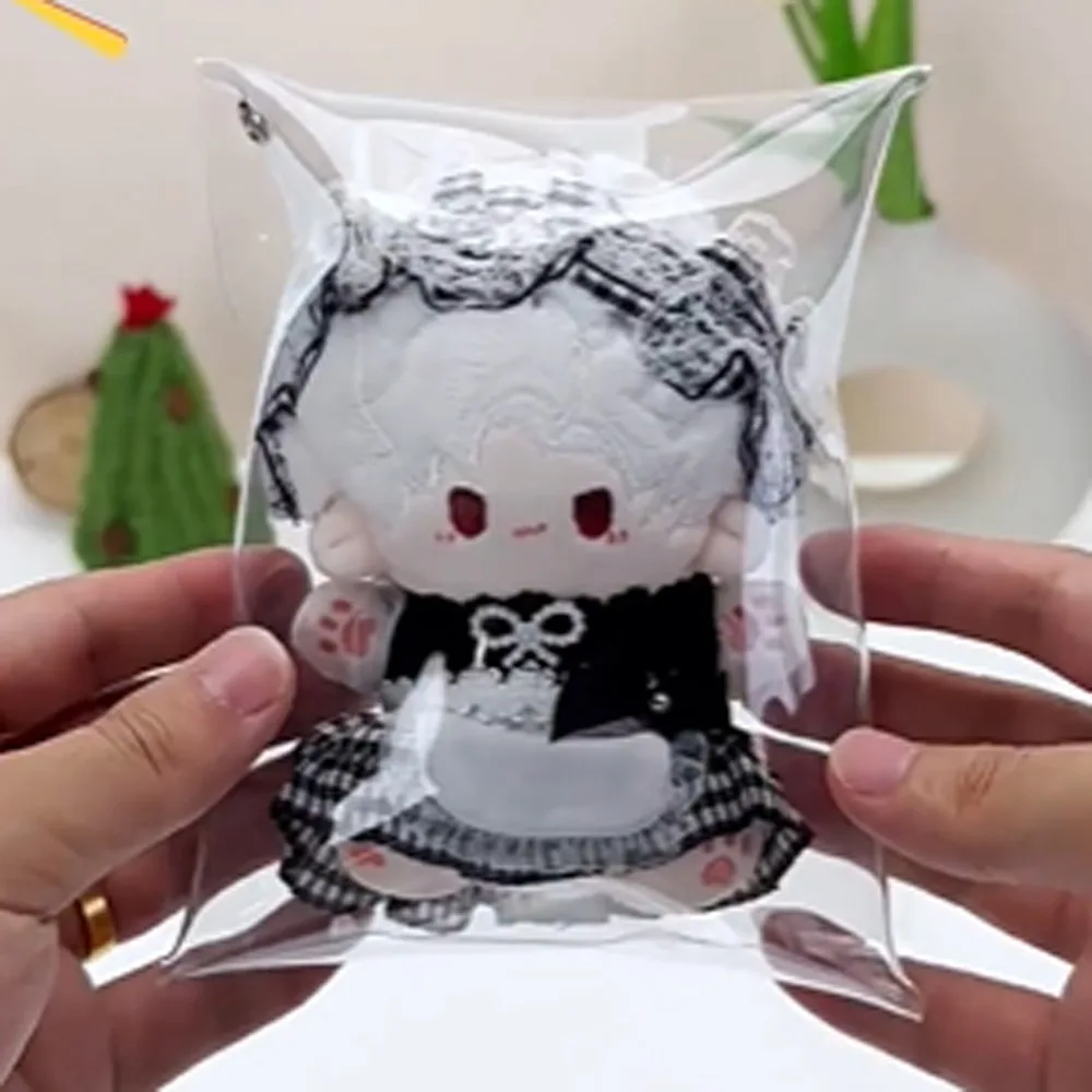 

Flower Keychain Clear Outdoor Doll Bag Display Lightweight Doll Storage Pouch PVC Clear Outdoor Doll Display Bag Plush Doll
