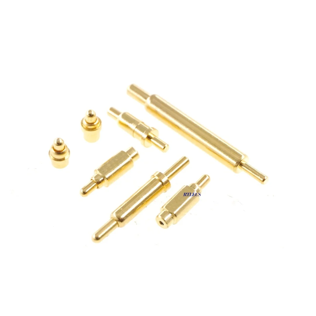 5 20 pcs Outer Diameter  1.6 1.7 1.8 MM Spring Loaded Pogo Pin Connector Discrete Pogopin thimble Power Probe Overall