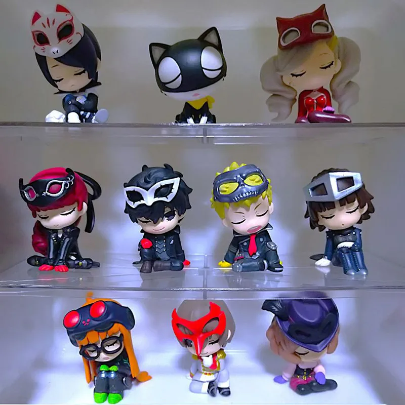 

Japan Original Persona 5 Vol.2 Shoulder to Shoulder Gashapon Sakura Futaba Niijima Makoto Action Figure Model Toys