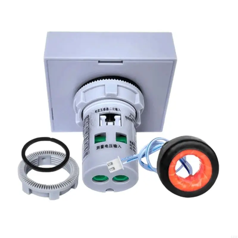 Jednofazowy licznik energii elektrycznej 300/400 V na szynę DIN, monitor zużycia energii elektrycznej, woltomierz, amperomierz, watomierz, licznik energii Kwh, miernik częstotliwości i mocy.