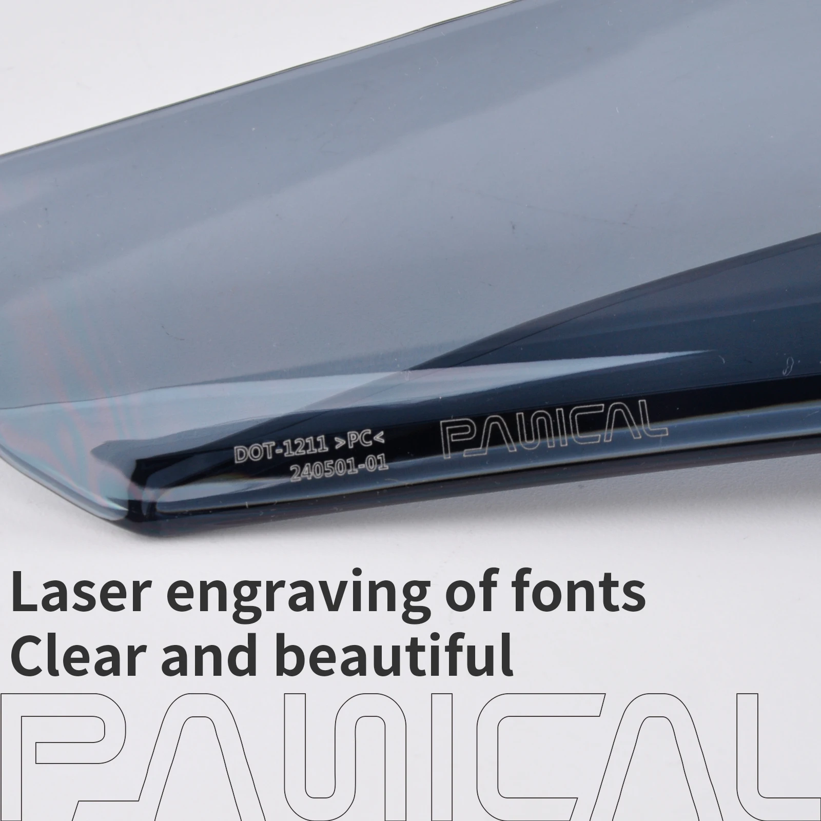 PANICAL Motorrad-Rückspiegel-Spoiler Luftabweiser für Honda GoldWing GL1800 DCT F6B 2018-2025 Windschutzscheiben-Zubehör – Detail 14