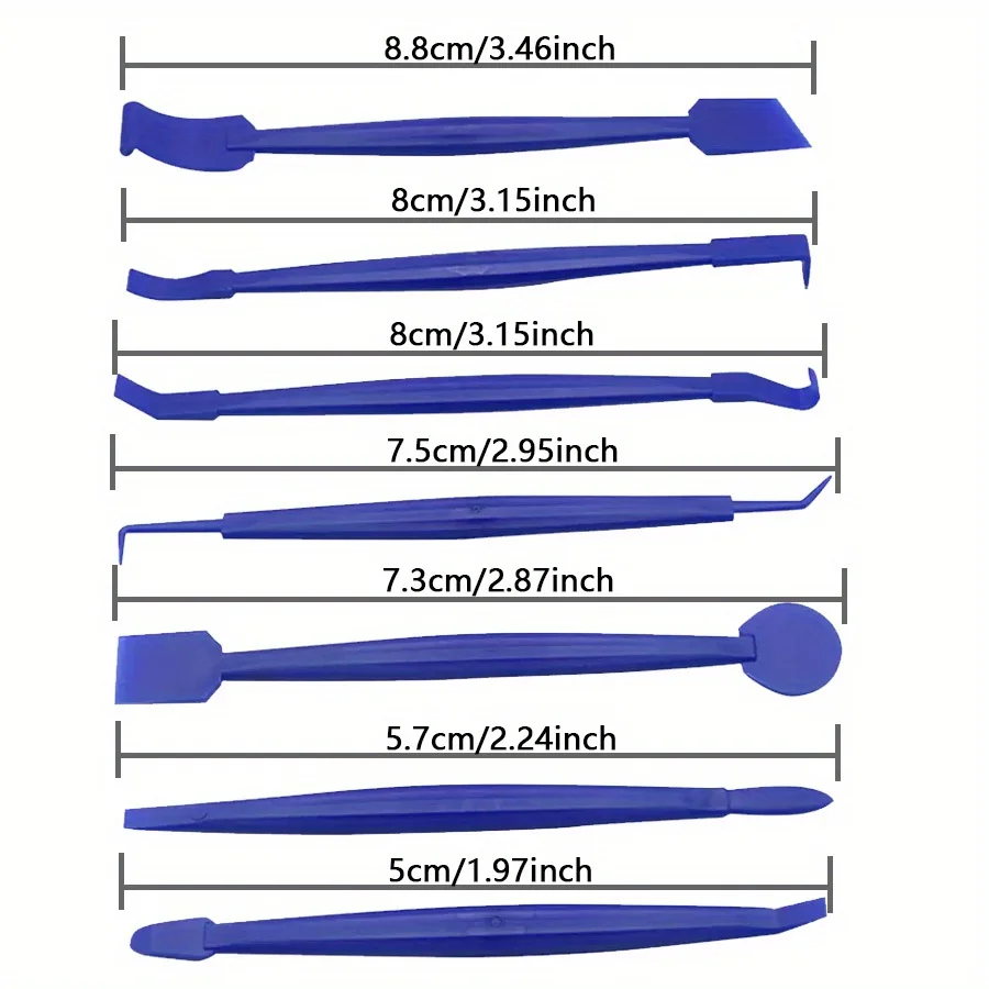 Car Wrapping Vinyl Tool Kit Window Film Tint Tools Car Wrap Sticks Edge Trimming Squeegee Tinting Felt Edge Squeegee image 5