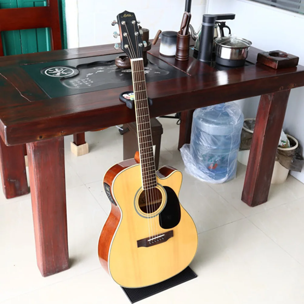 

Desktop Guitar Stand Black Non-Slip Anti-Scratch Heavy Duty Guitar Holder for Tabletop Instrument Storage Portable Lightweight