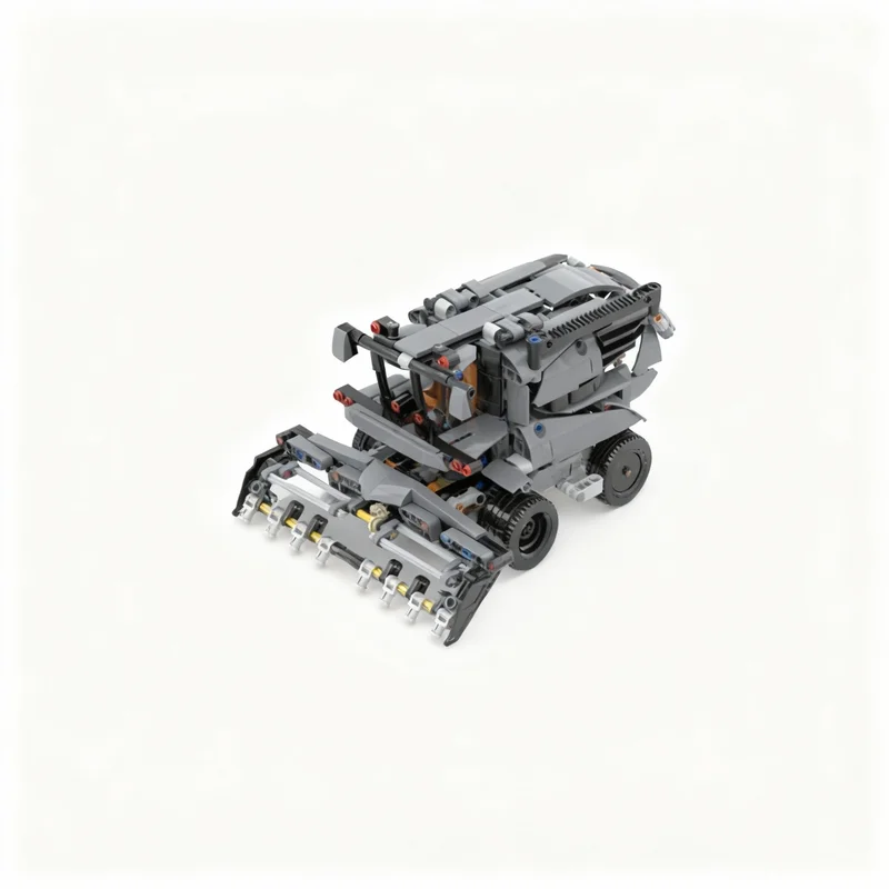 

557pcs MOC Model B Gray Combine Harvester Technical Building Blocks Construction Toy Christmas Gifts DIY Creative Idea Education