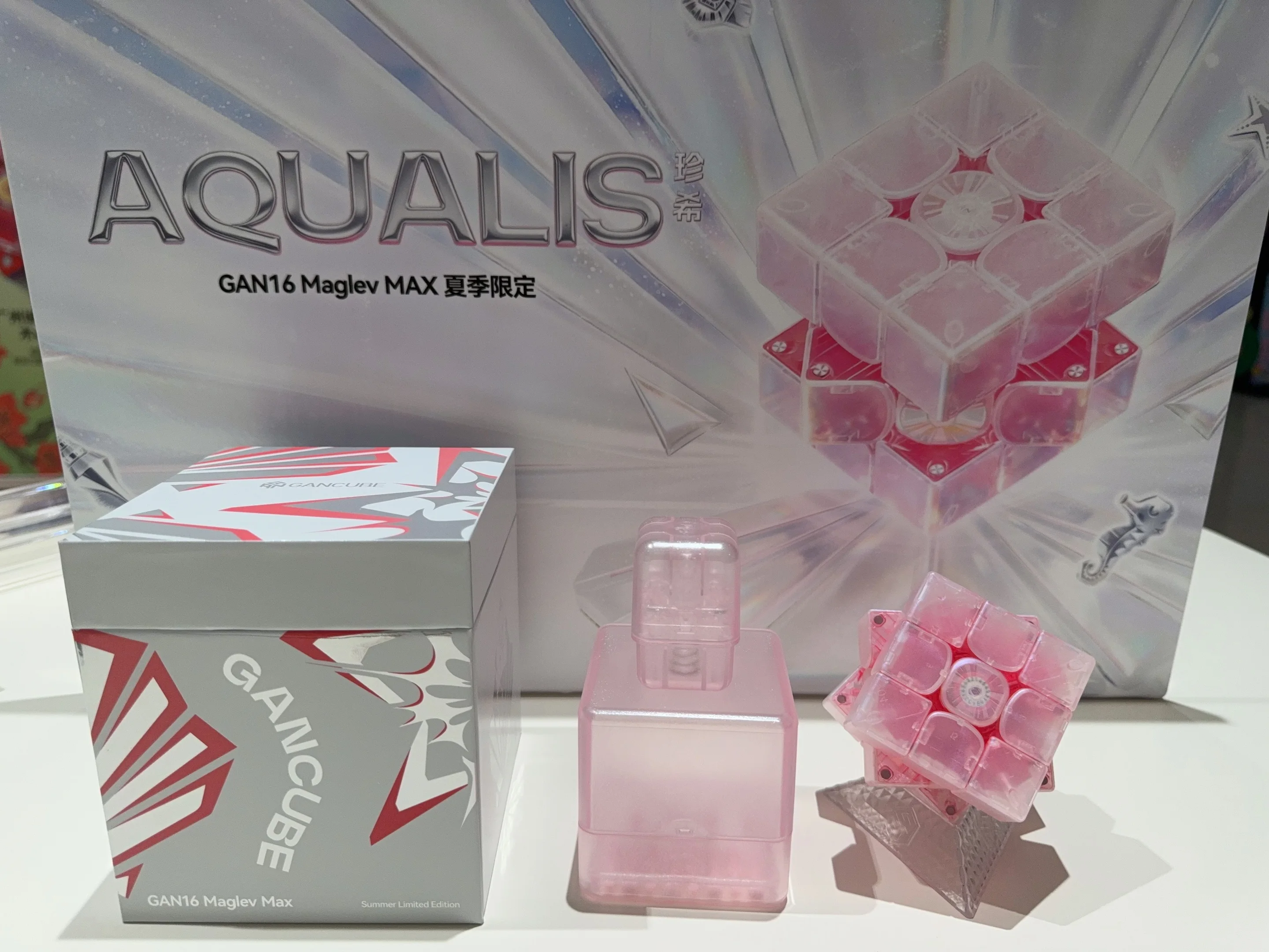 Limited edition GAN16 AQUALIS Summer Gan 3x3 Cube Magnetic Cube Professional Magico Puzzle Toy for Children