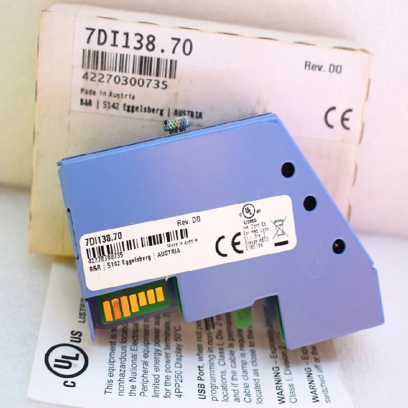 New and Original AUTOMATION 7DI138.70 DIGITAL INPUT MODULE24VDC 6mA DI138 PLC Programming Controller