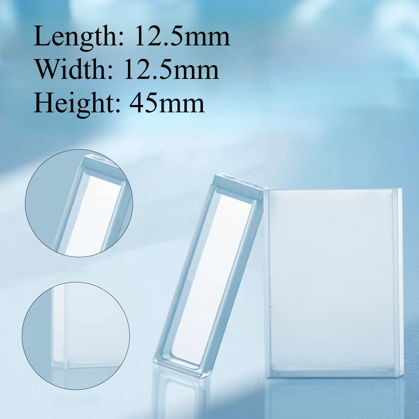 10 Pcs 10mm Glass Cuvettes Spectrophotometer Sample Cells Chemical Laboratory Optical Spectroscopy Consumables