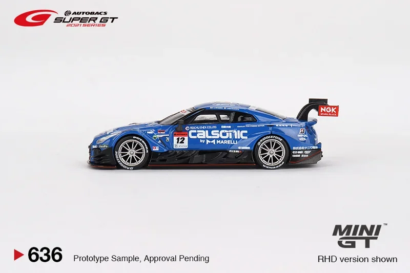 TSM MINI GT Japan Limited 1:64 Nissan GT-R Nismo GT500 SUPER GT car model, boys collection decorated toy gift.