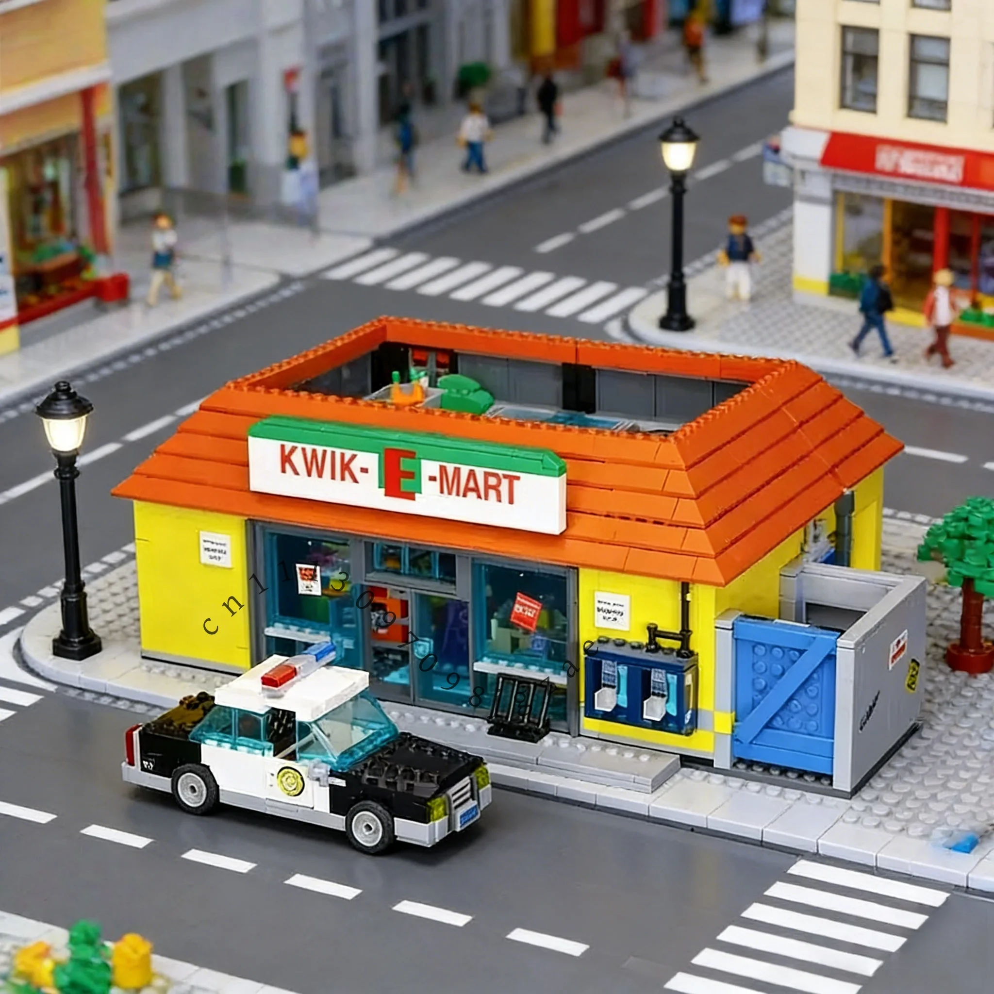 

Набор из 2523 деталей для сборки: модель жилого дома для декора рабочего стола, совместимая с конструктором, идеальный подарок на Рождество или день рождения.