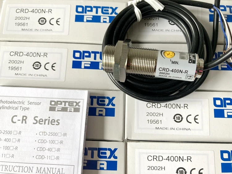 

New original OPTEX mirror reflective photoelectric switch CRD-400N-R