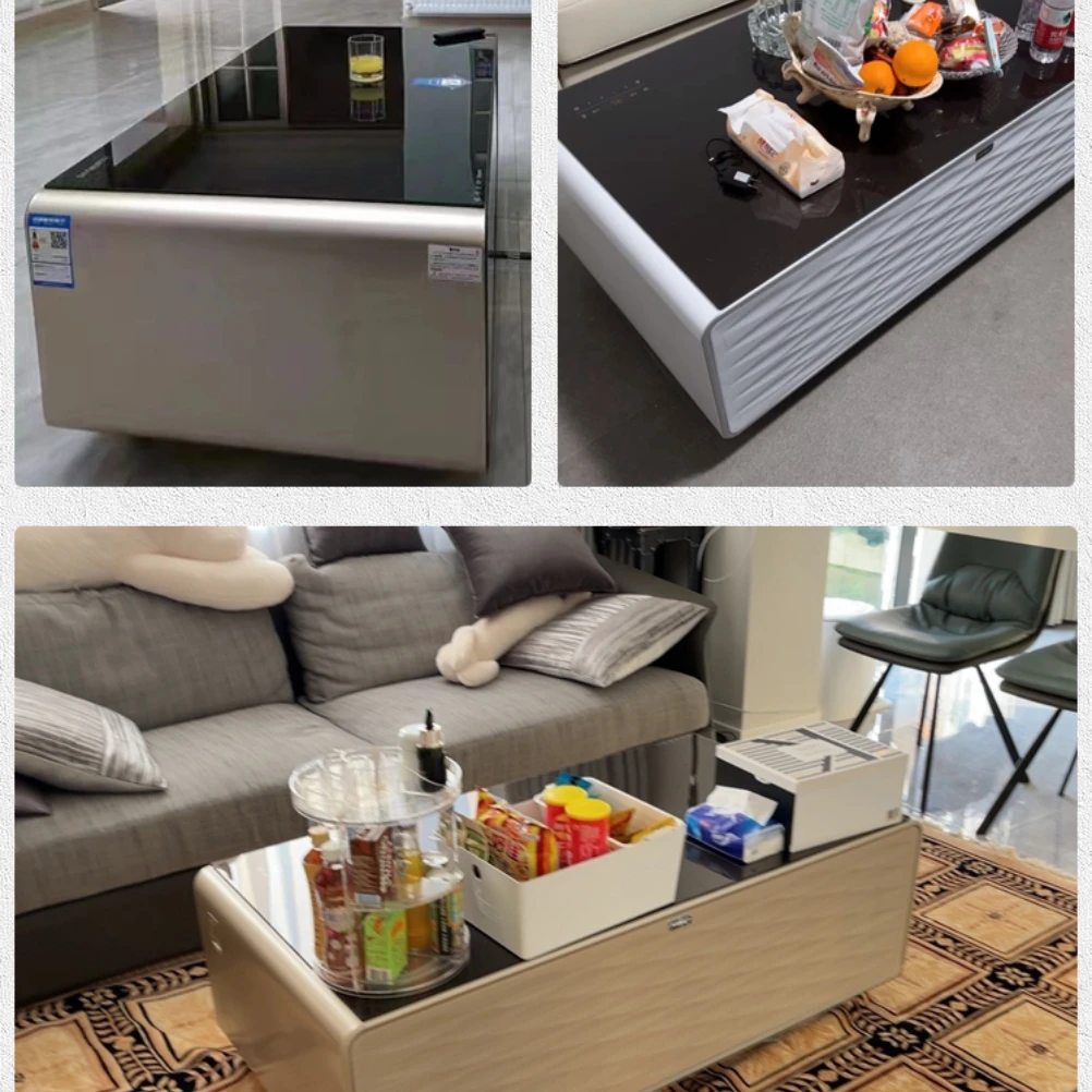 Refrigerator Coffee Table Integrated Living Room Light Luxury Modern Multi-Functional Touch Screen High-End Smart Furniture