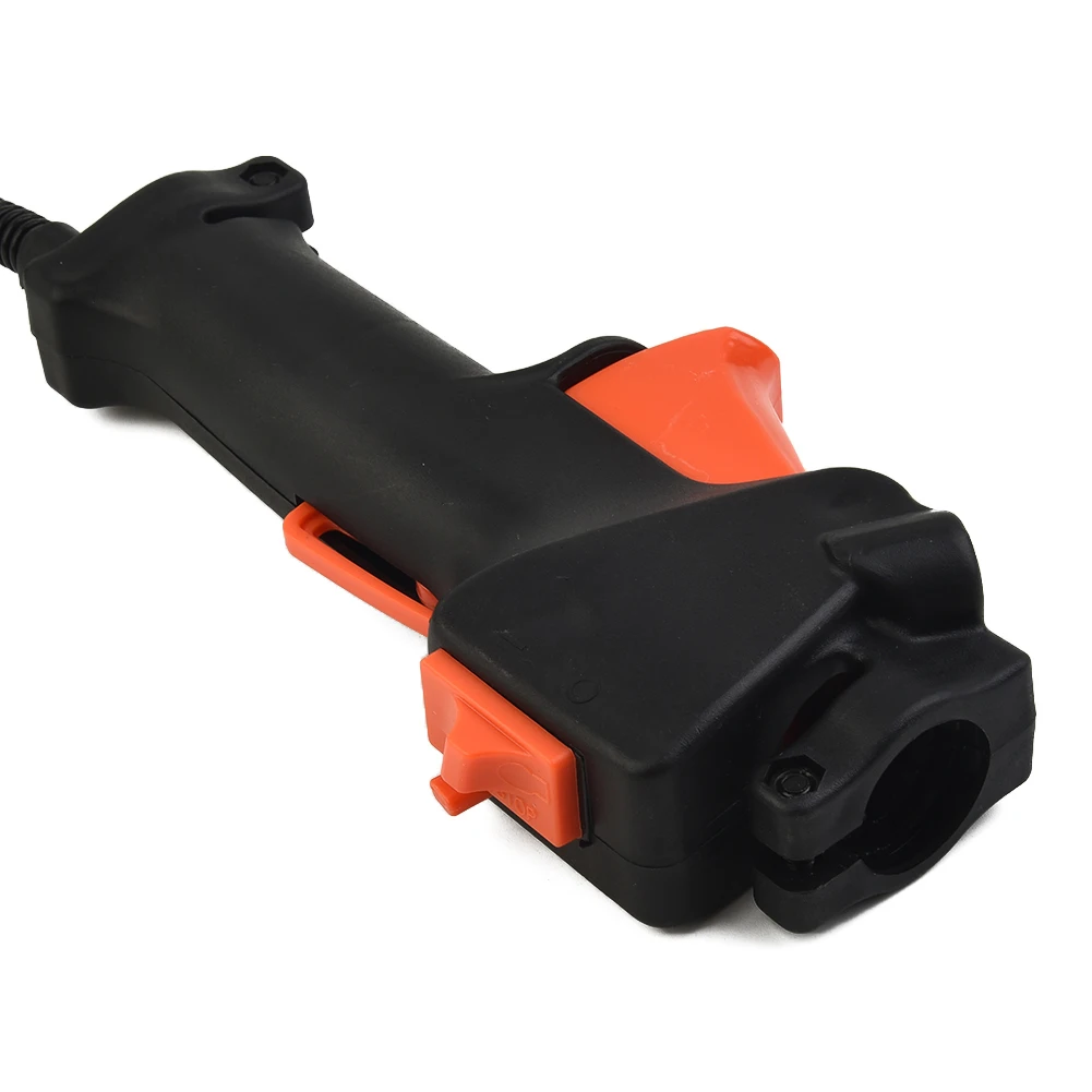 Throttle Cable Handle with Integrated Kill Switch for Multi Tool Brushcutter Attachments Requiring 26mm Clamp Fit