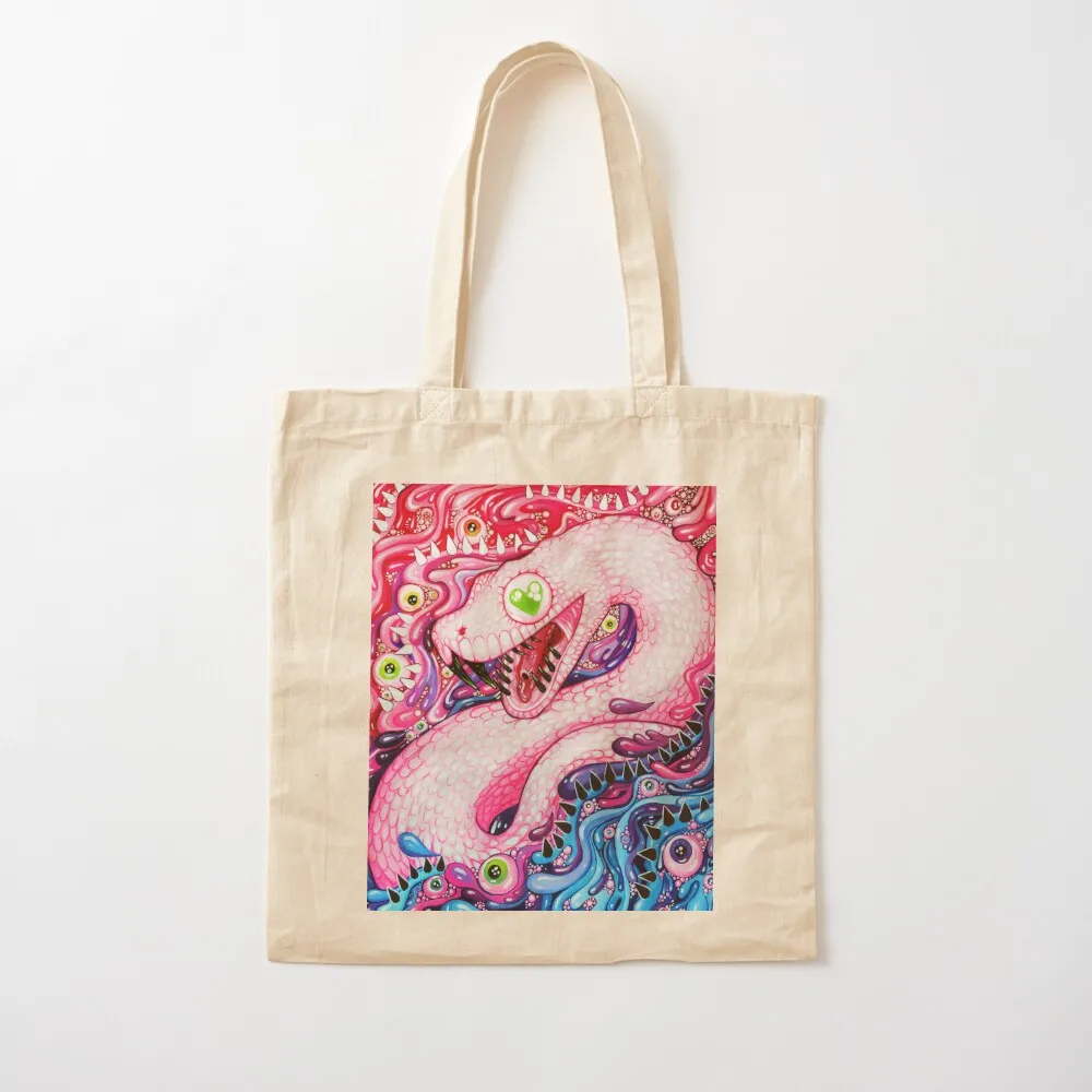 

Glittersnake - Acrylic Painting Tote Bag Shopper handbag female bag