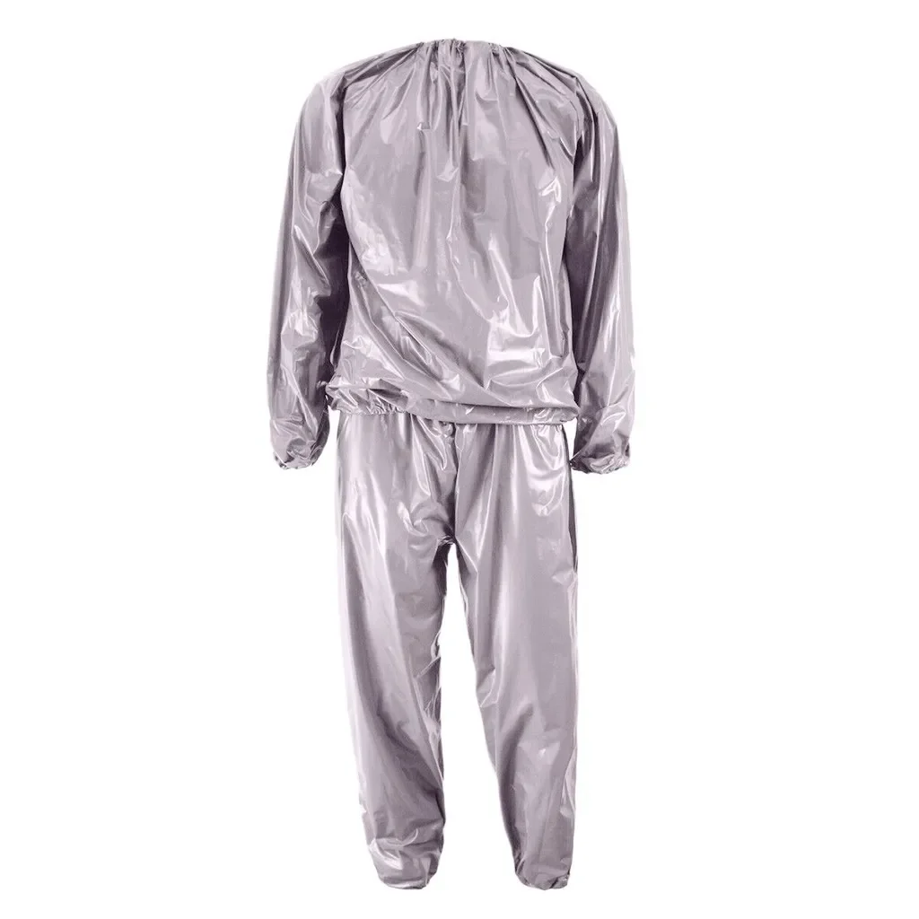 Heavy Duty Sauna Suit for Women Men Anti-Rip Sweat Suit Weight Loss Gym Fitness Workout Exercise Suit