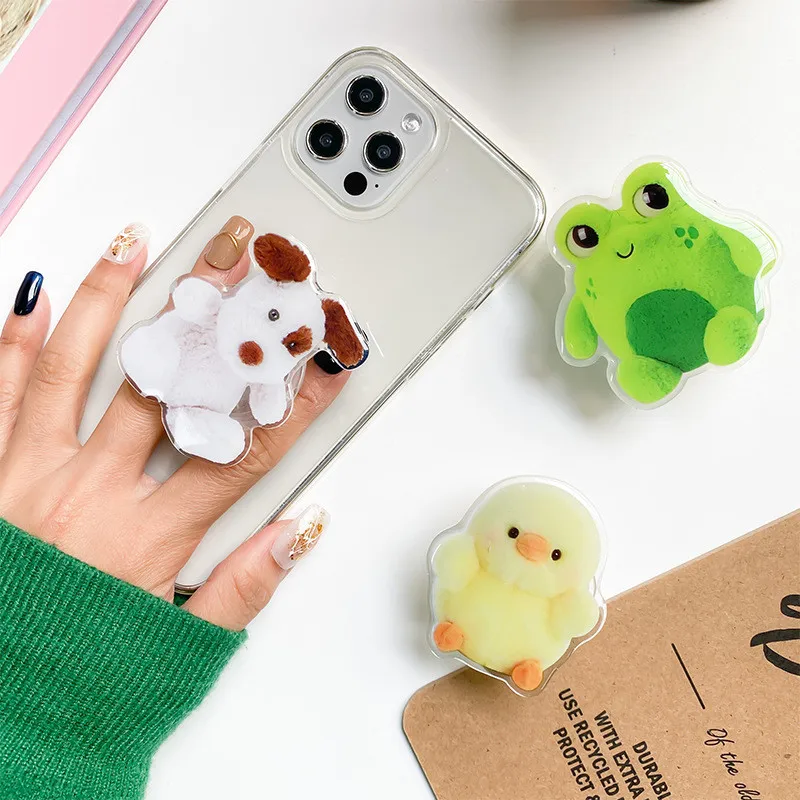 Dog Frog Chick Mobile Phone Holder Ring Expanding Stand Finger Grip Bracket Base Finger Support Mobile Phone Bracket Holder