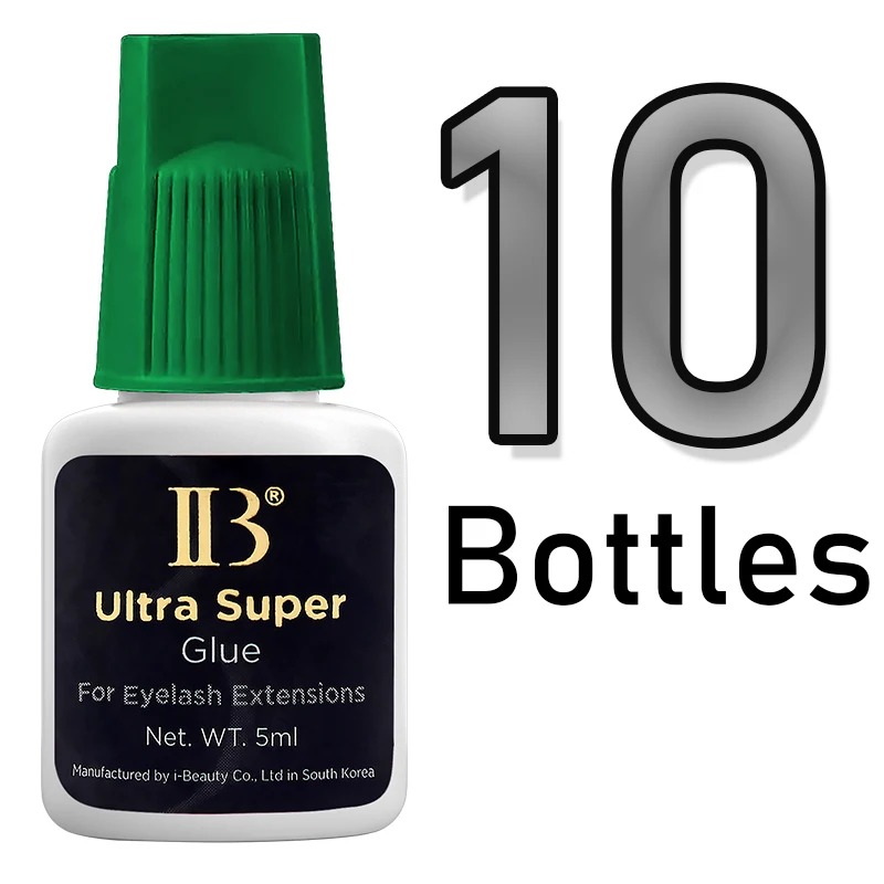 Korea IBeauty Ultra Super Glue for Eyelash Extensions 5ml Professional Green Cap Glue False Lash Adhesive Makeup Tools Supplies