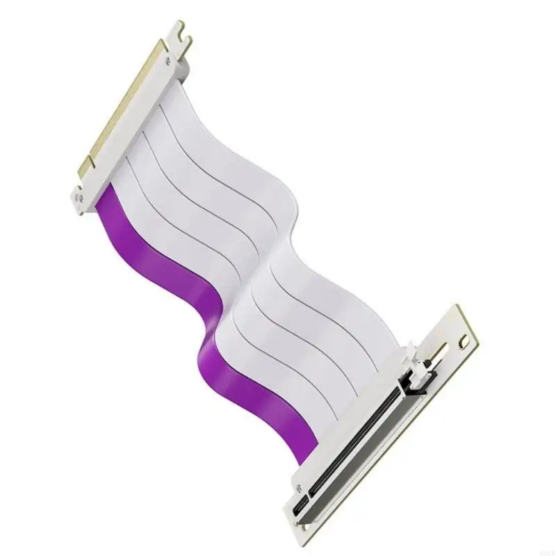 

900F Angled PCIE4.0 X16 GPU Extension Cable 90 Degree PCIE5.0 High Frequency For Server Graphics Card Low Impedance