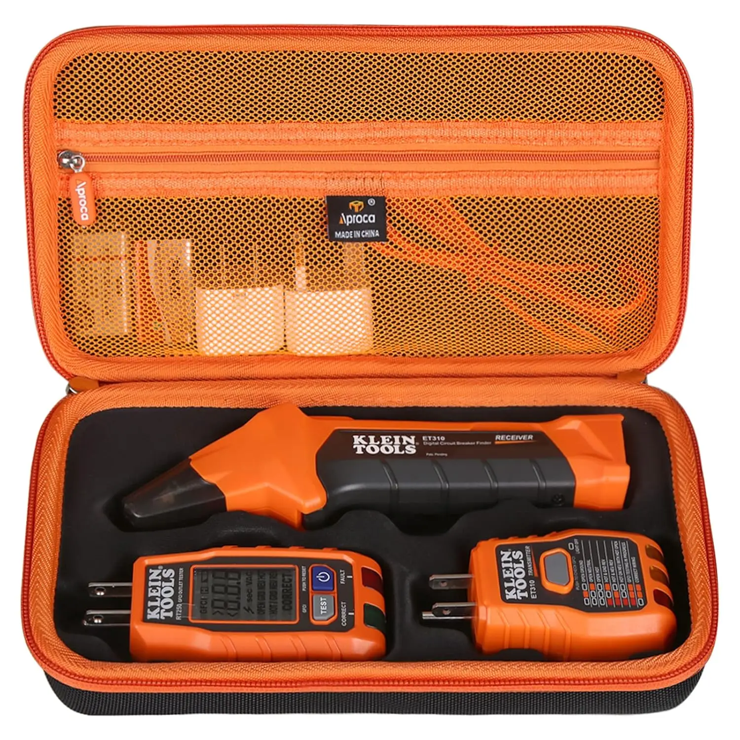 

Portable Storage Bag for Circuit Breaker Finder & GFCI Outlet Tester, Protective Case for Tools (Case Only)