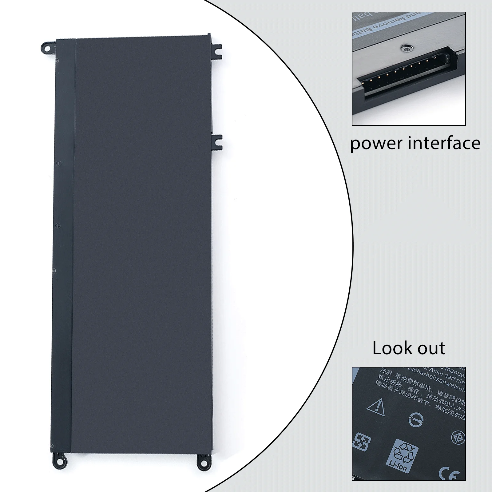 15.2V 56WH 33YDH بطارية الكمبيوتر المحمول لديل انسبايرون 17 7778 7779 7773 15 7577 G3 15 3579 5587 17 3779 7588 P30E سلسلة