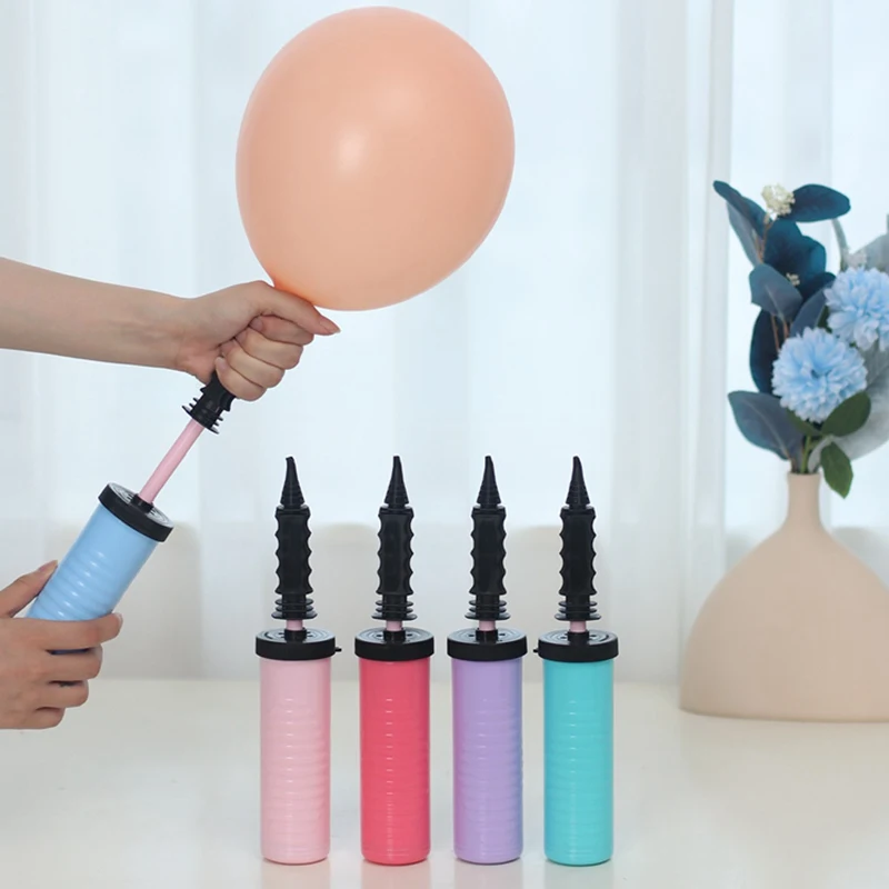 Ballonpumpe Ballon Inflator Hand Push Luftpumpe Hochzeit Geburtstag Party Dekoration Kinder Baby Dusche Ballon Zubehör Werkzeuge